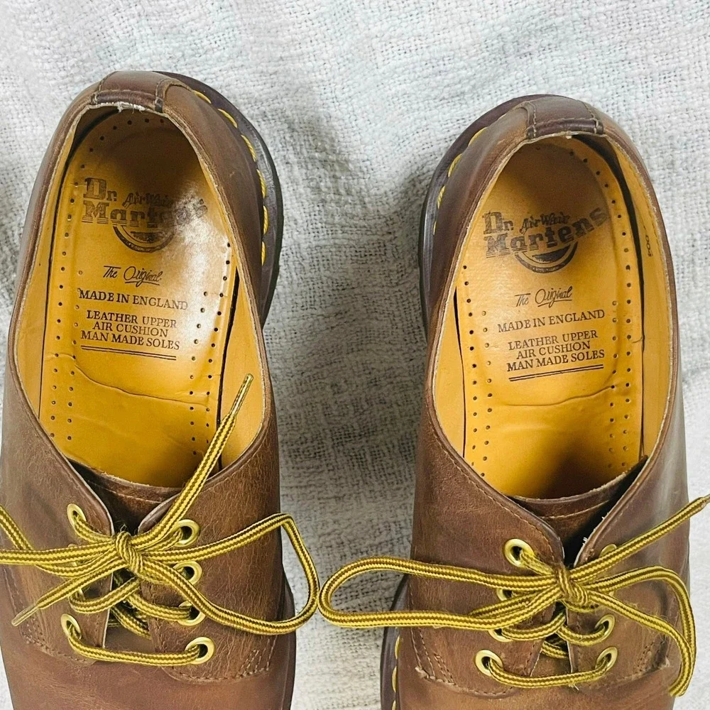 Dr Martens 1561 Mens US 10 UK 9 Brown Crazy Horse Leather Oxford England VTG Y2K